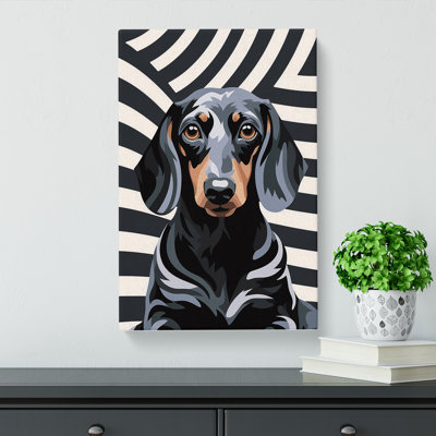Dachshund Op - No Frame Print