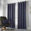 Nalaiyah Velvet Chenille Eyelet Curtains-1315062697-1315062714