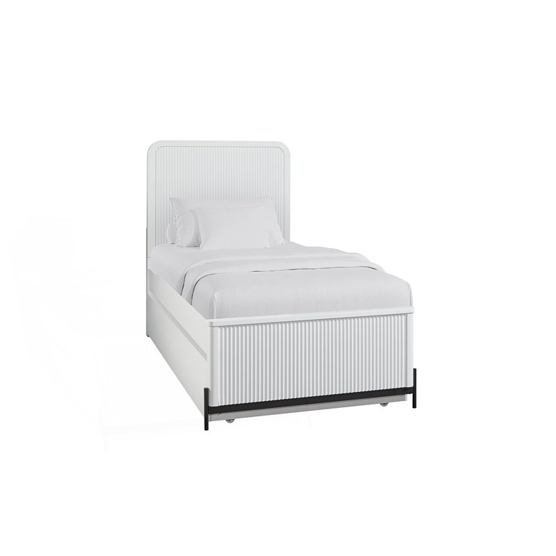 Lit double avec lit gigogne simple