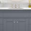 Meuble-lavabo simple 49 po avec plateau en marbre Saiya-971690809