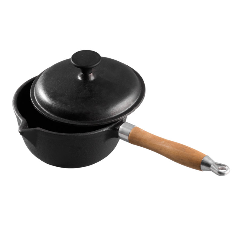 Belfry Kitchen Reales Cast Iron Stock Pot, 8cm H x 37cm W x 16cm D