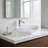 Majestic 21" Clear Oval Fluted Glass Vessel Bathroom Sink-90979917