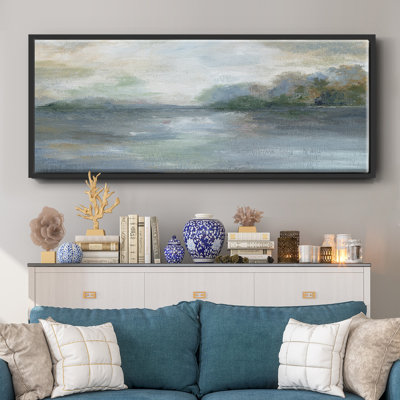 Blue Ethereal- Framed Canvas