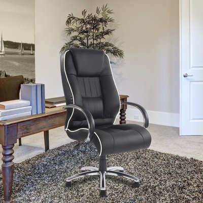 Alpen Home Vaidya Genuine Leather Executive Chair