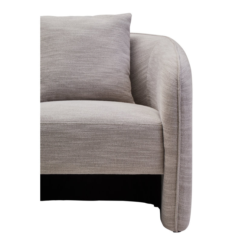 Bilani Upholstered Accent Chair, Grey