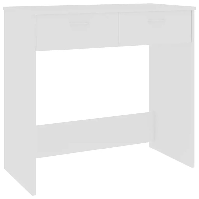 Alixandrea Desk Workstation Corner Office Table Computer Desk Engineered Wood, White