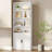 69.3'' H 6-Tier Tall Bookcase With Door-1524681266