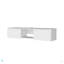 Meuble télé flottant, console murale élégante avec 2 portes-1704141000