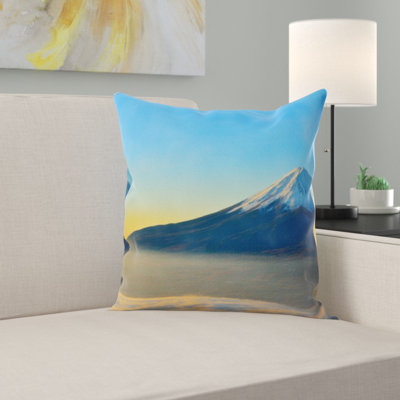 Coussin de jeté mt fuji