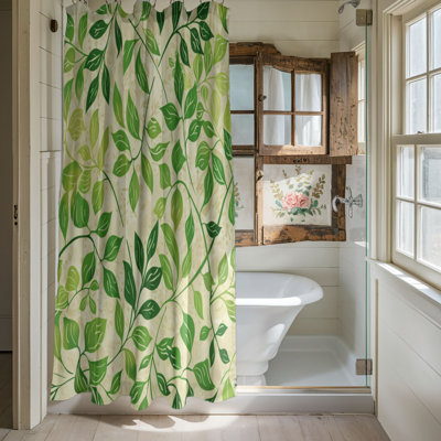 New Leaves - Rideau de douche Premium