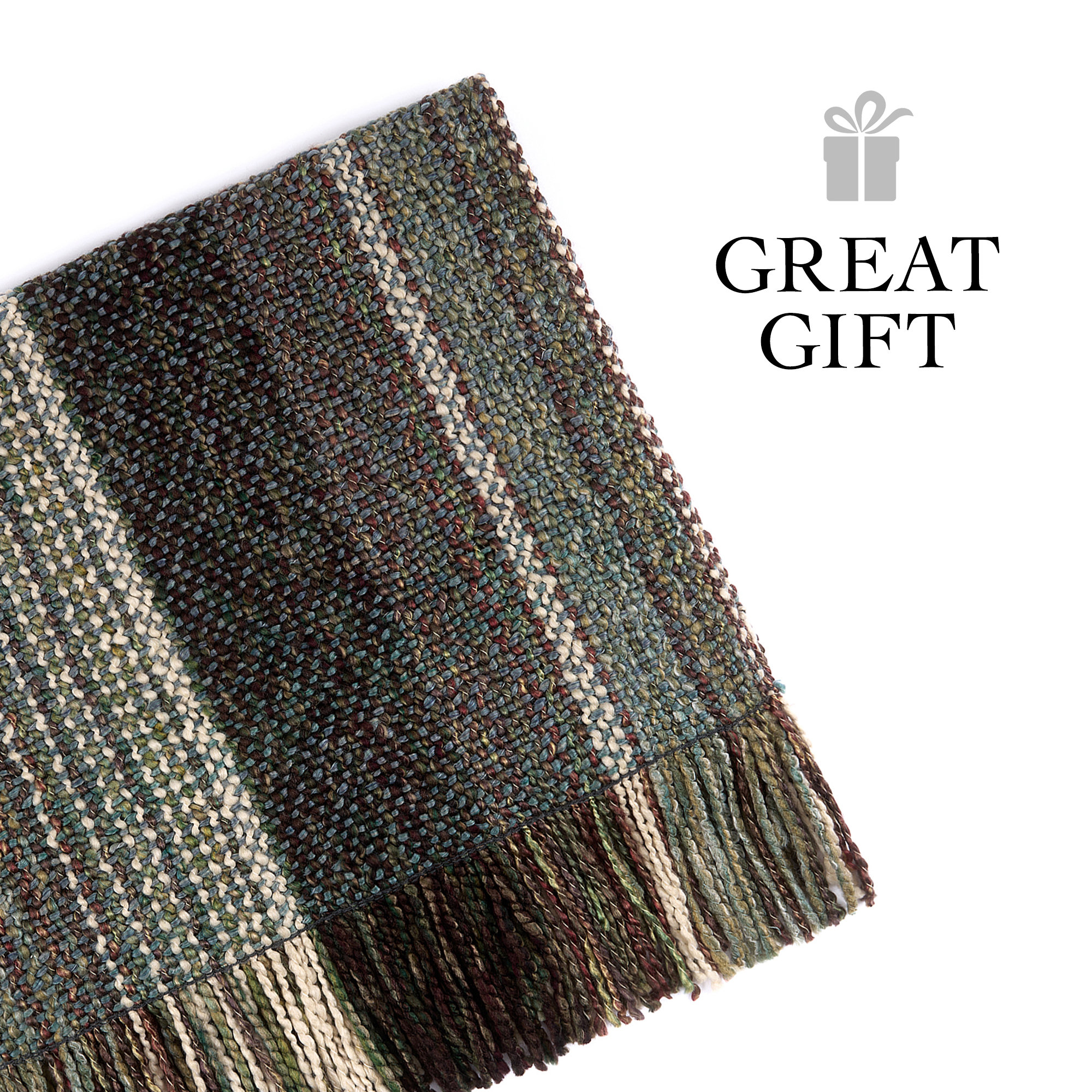Takara Machine Woven Throw Blanket, Storm