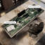 Stainless Steel Executive Desk-163068552