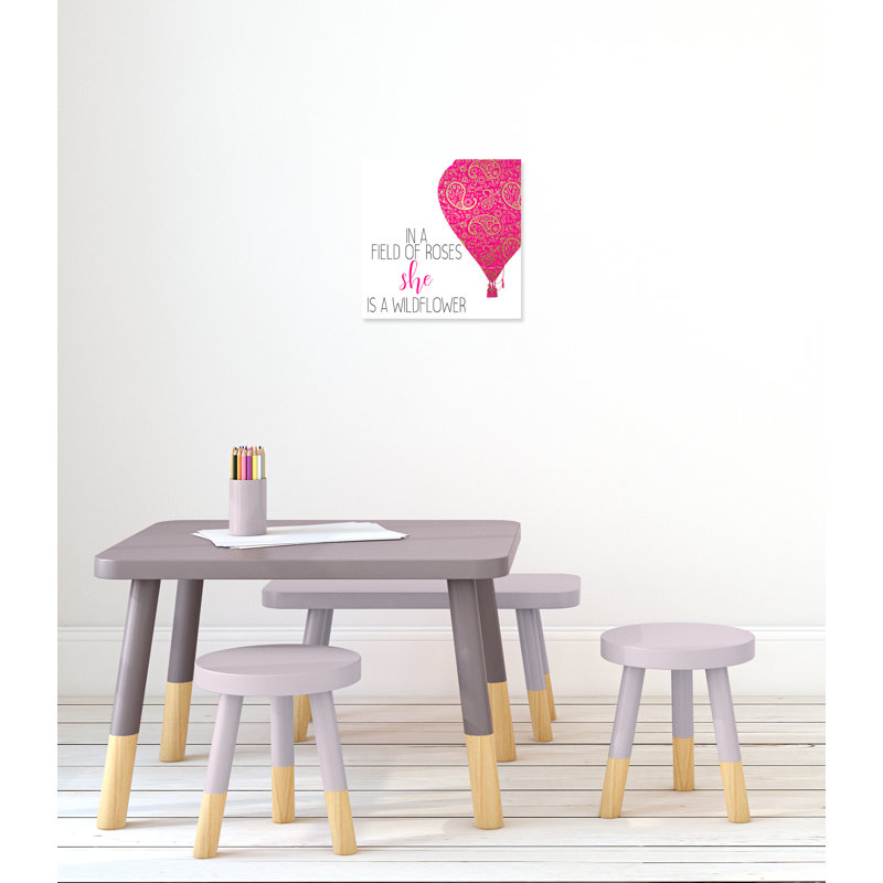 Il s’agit d’un wildflower, H 16 po x l 16 po x P 1,5 po, Toile