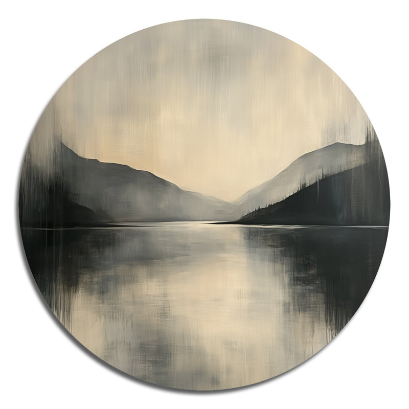 Isabelo - Décoration murale ronde en métal Coastal, L 23 po x H 23 po