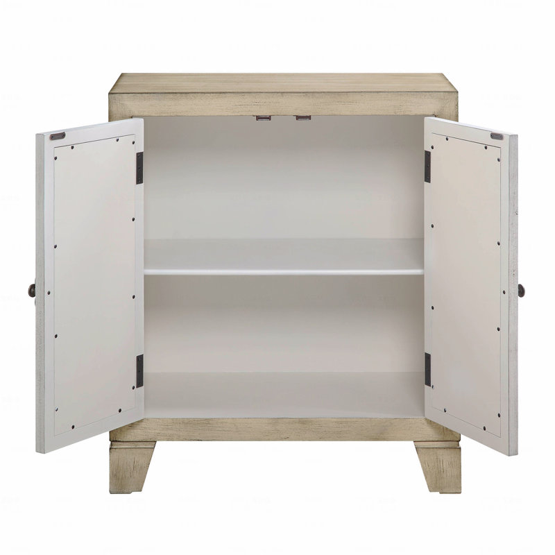 Console avec portes en miroir