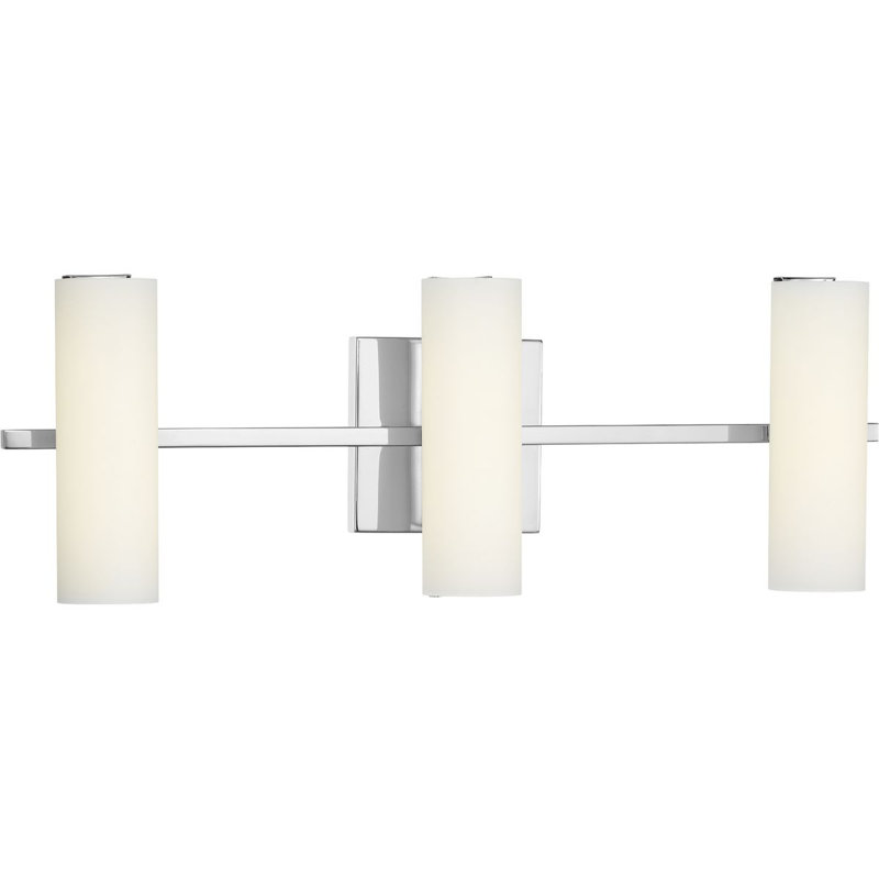 Flaherty 3 - Light Dimmable LED Vanity Light, Polished Chrome