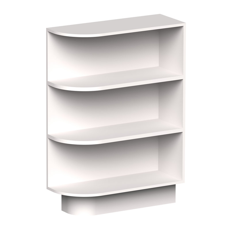 Tablette de bout d'armoire ouverte pour cuisine spécialisée l 9 po x P 24 po x H 34,5 po prête à assembler