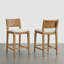 Tabouret de comptoir en bois massif-1281285254