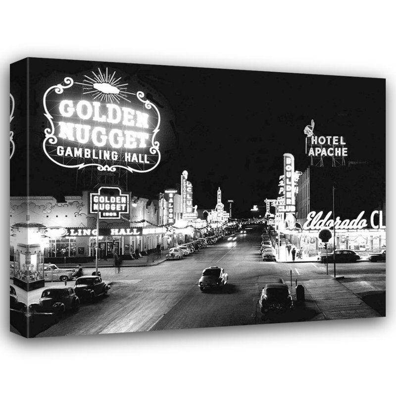 Vintage Vegas, 28" H x 36" W
