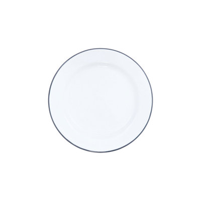 Crow Canyon Enamelware Vintage Flat Salad Plates