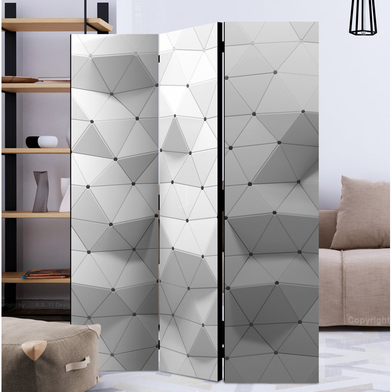 Dedalus 172cm H Folding Room Divider, 3