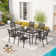 Rectangular 6-person 66" Long Patio Dining Set