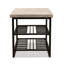 Table de bout avec rangement Mund Stone