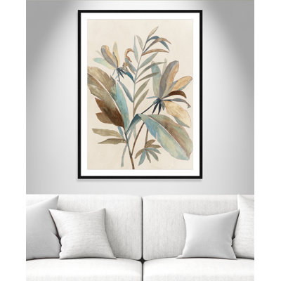 «Vintage Tropics I», art encadré à fond