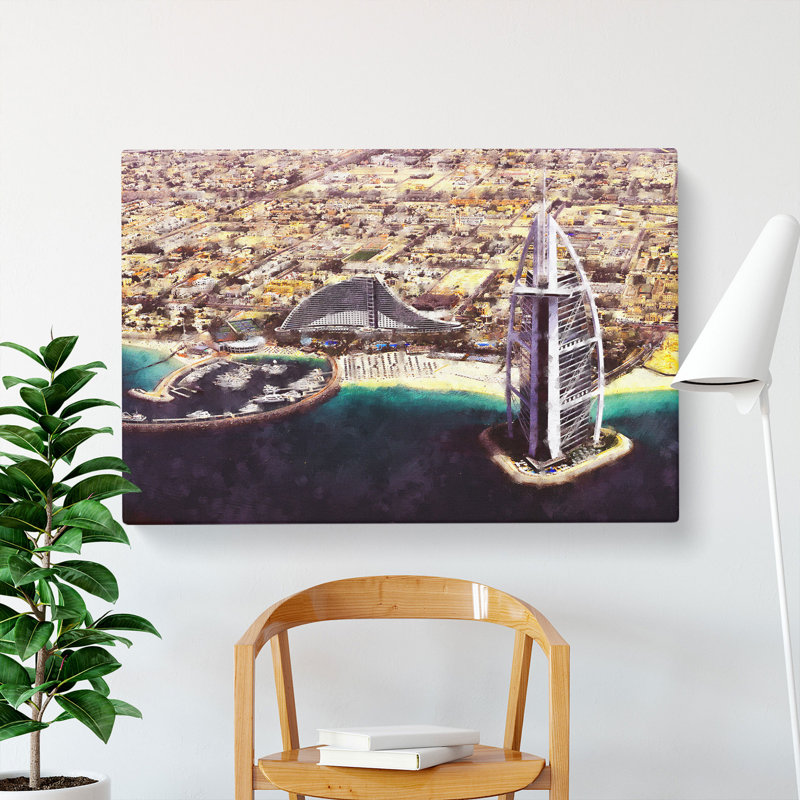 The Burj Al Arab In Dubai Vol.3 - Wrapped Canvas, 40cm H x 60cm W x 3cm D