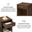 Table de chevet en bois massif Pablo-969392486