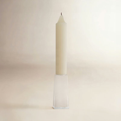 Grecian Collenette Unscented Taper Candle