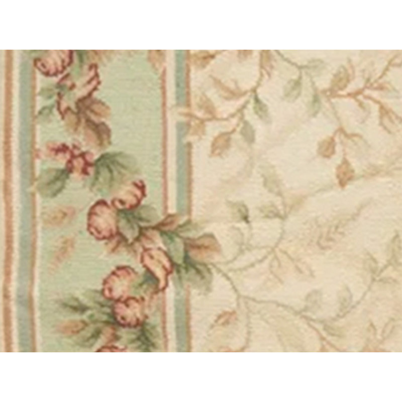 Savonile Ravenna Azm Wool Floral Area Rug, Rectangle 10' x 14'