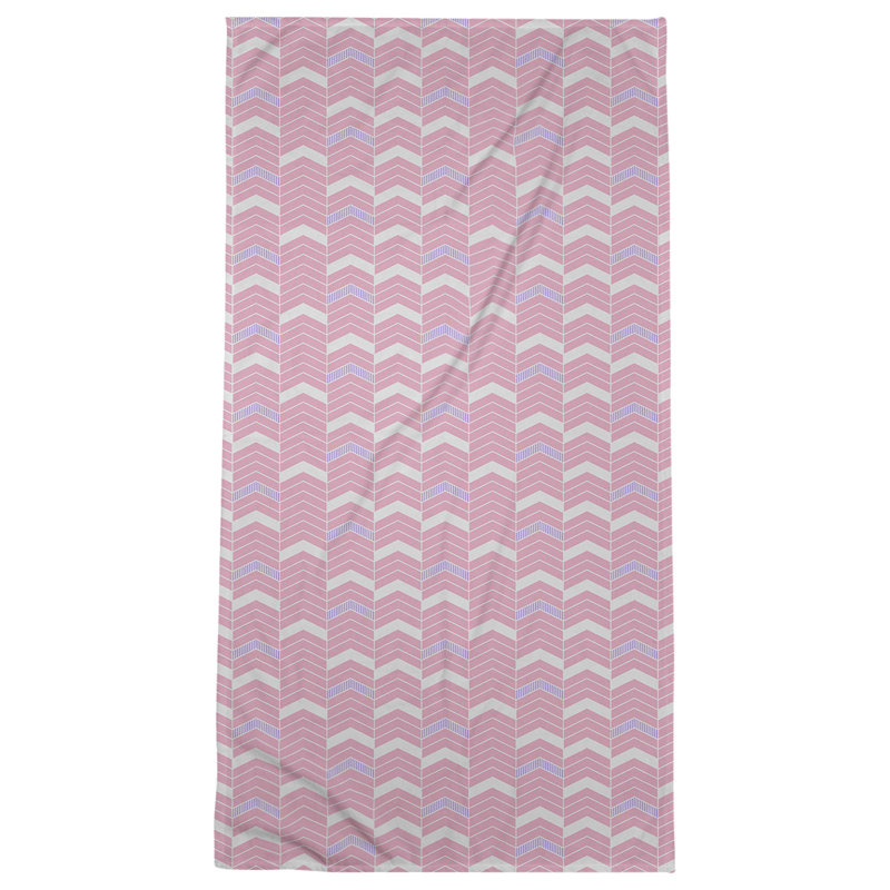 Stephenie Beach Towel, Light Pink/Light Purple