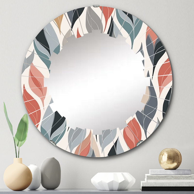 Miroir mural rond Tressider, 24 po x 24 po