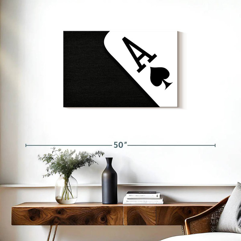 Senne Ace Of Spades, 20" H x 30" W