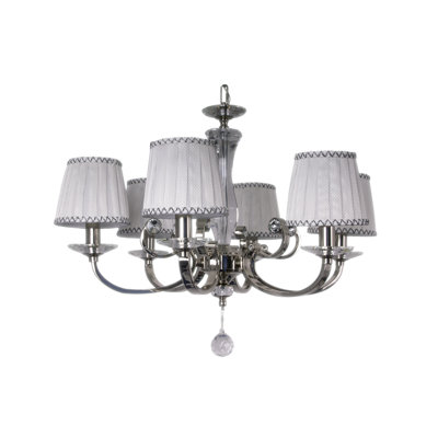 Brook Lane 6 - Light Shaded Chandelier