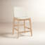 Tabouret de comptoir Anrey en PVC blanc-106893892-118865716