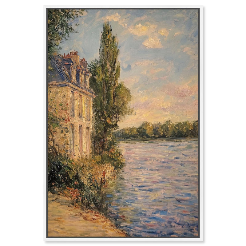 Décoration murale "Nostalgic Peace" par Art Remedy, cadre blanc, 24 x 36, H 37 po x l 25 po, Cadre blanc