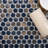 Value Series 0.8" x 0.8" Porcelain Penny Round Mosaic Wall & Floor Tile-37594205