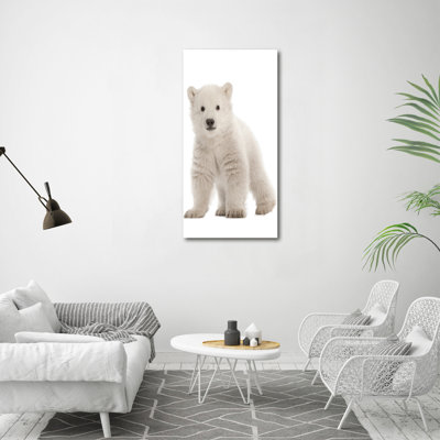 A Polar Bear - Wrapped Canvas Print