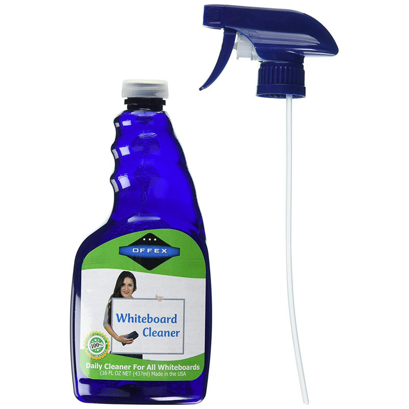 Bouteille de pulvérisation 16 oz blanc sans panneau nettoyant