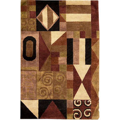 Tapis multicolore de haute qualité noué à la main
