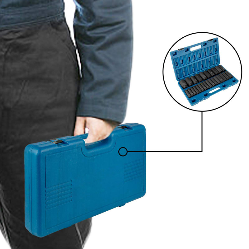 1/2 Inches 26 Piece Impact Socket Set