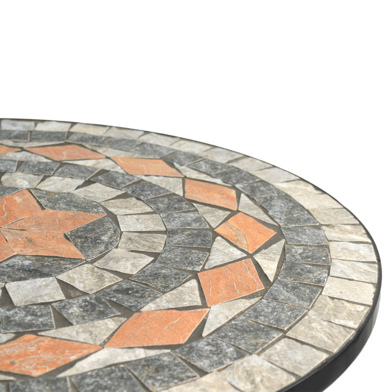 NOVA BISTRO 60cm Mosaic Table with Milan Chair Garden Set