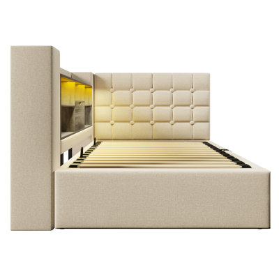 Upholstered Ottoman Storage Bed