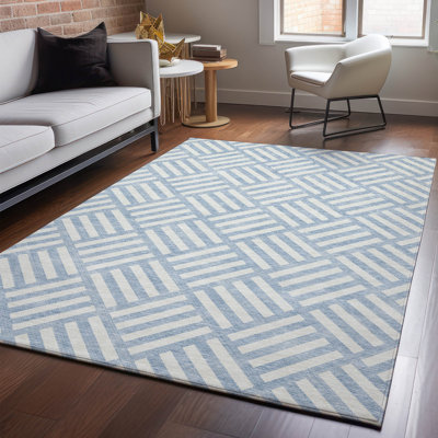 Premium Machine Washable Cerrito Sky Rug