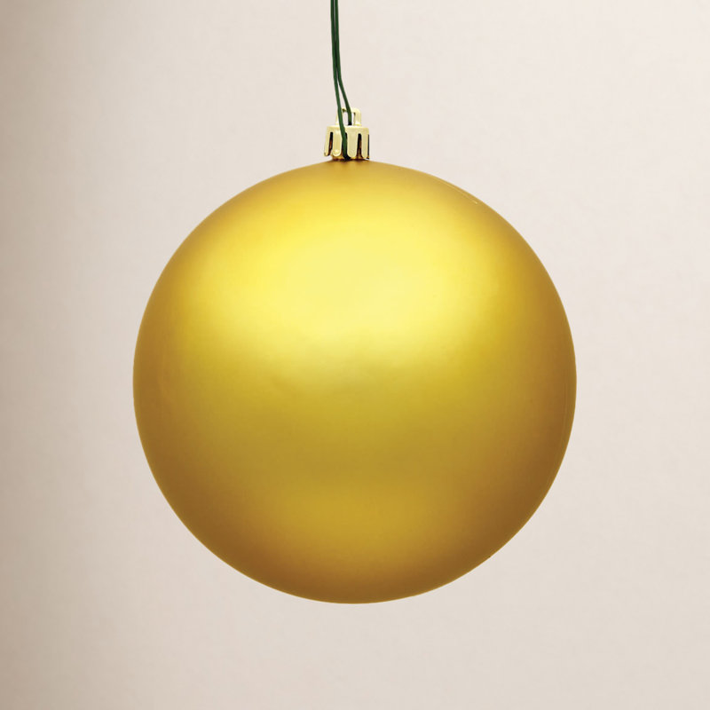 Décoration de boule décorative des Fêtes, Miel doré, H 4 po x l 4 po x P 4 po