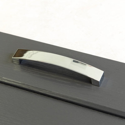 Polished Chrome Curved Bow Bridge Handles
