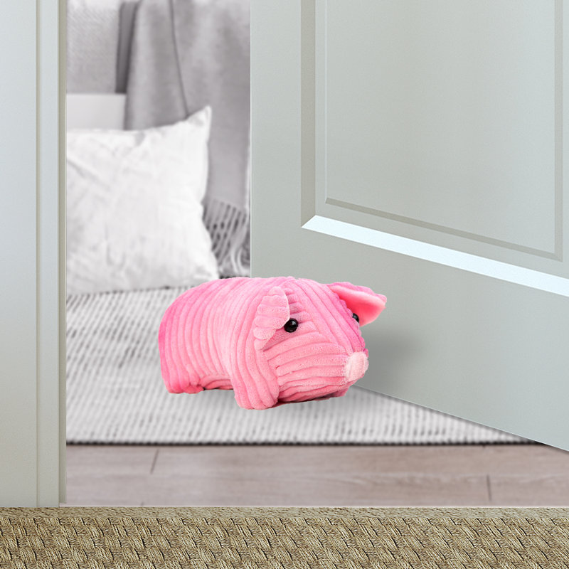 Pig Fabric Floor Door Stop
