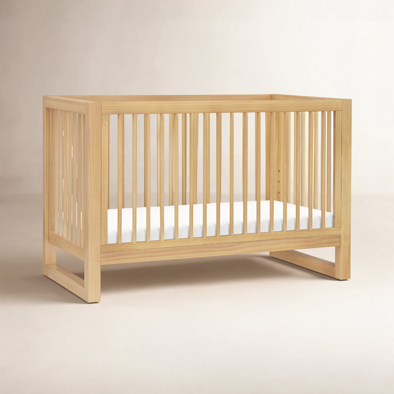Nantucket Greenguard Gold Certified 3 -in-1 Convertible Crib, Honey